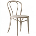 Silla con respaldo de doble arco fino - beige